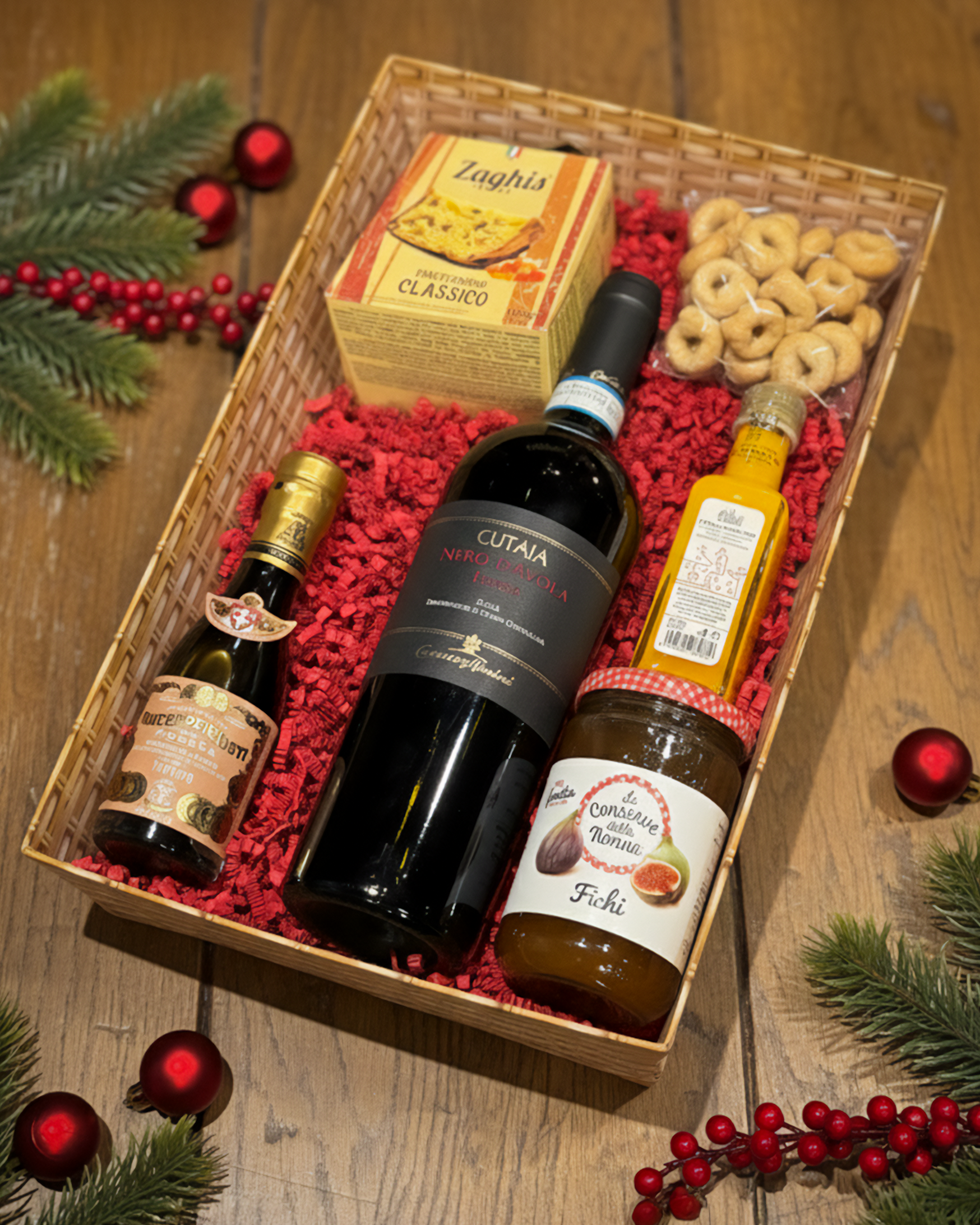 Premium Christmas Hamper — Cutaja Nero d’Avola